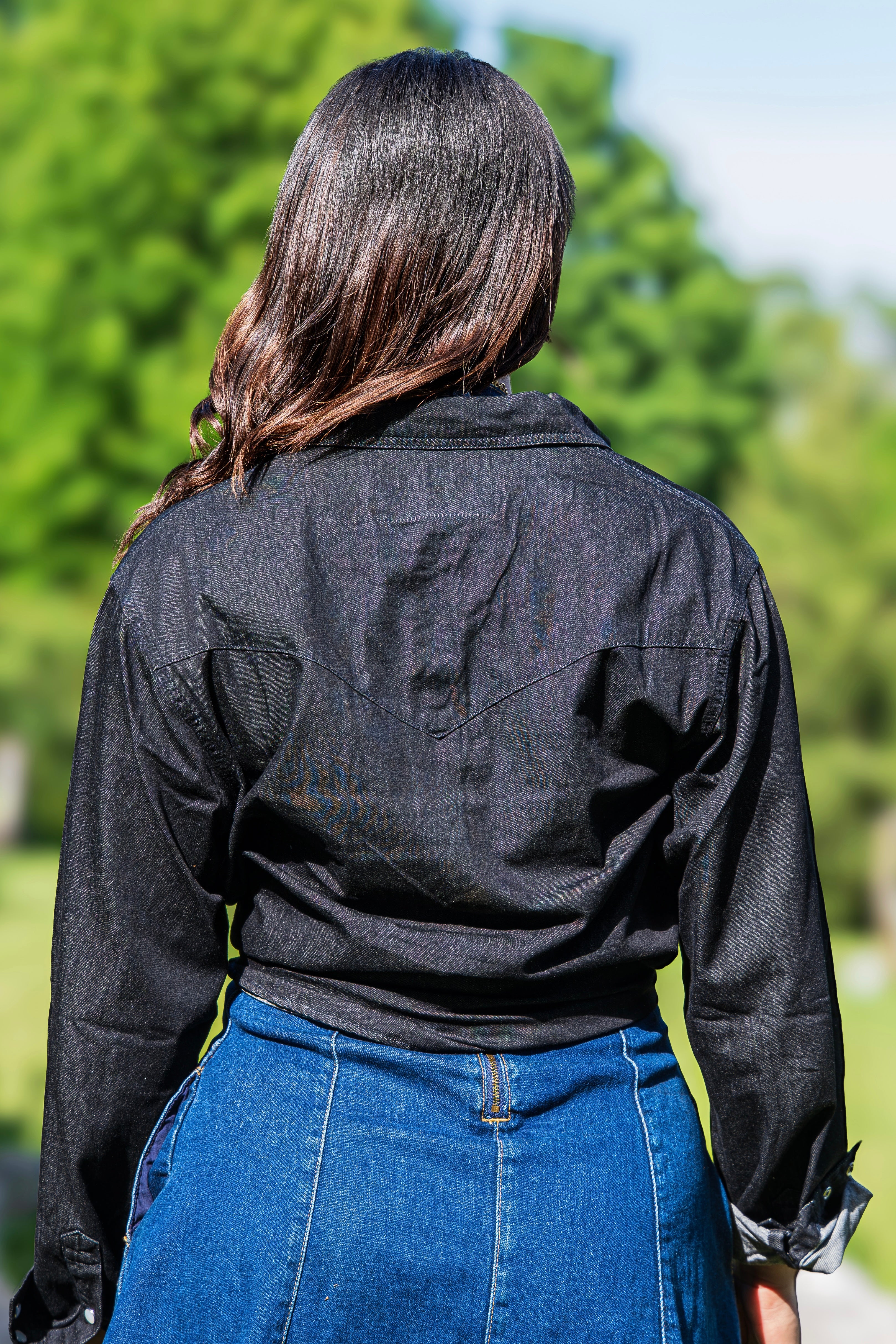 Black Denim Shirt