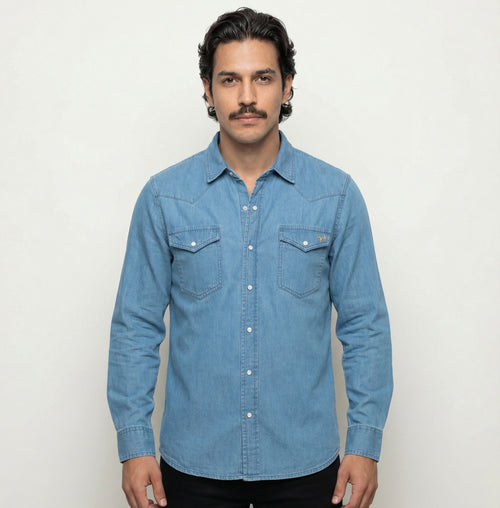 Blue Denim Shirt